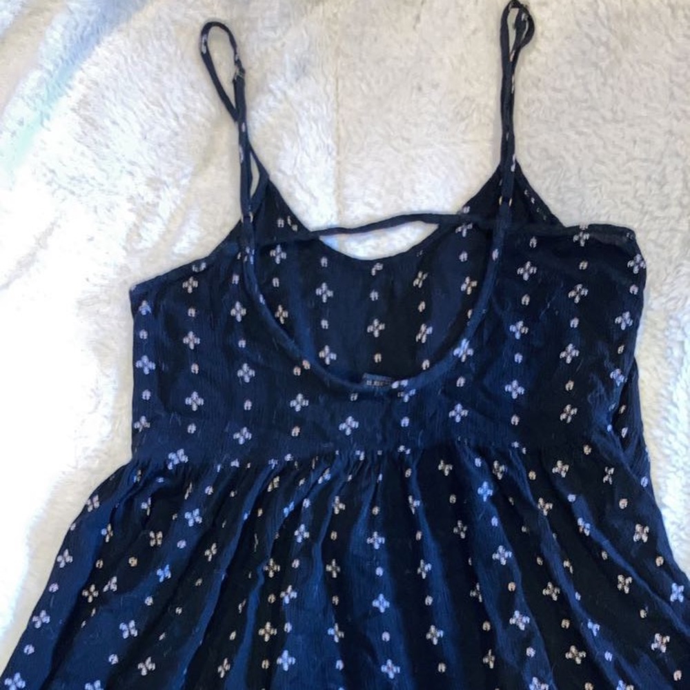 Black Pattered Sun Dress